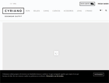 Tablet Screenshot of cyriano.com